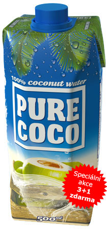 500ml Pure Coco Kokosnusswasser