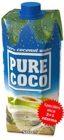 500ml Pure Coco agua de coco